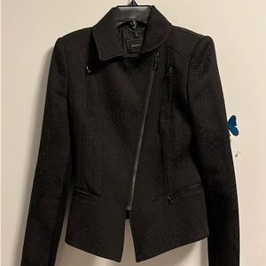 BCBGMaxAzria Black Textured Blazer